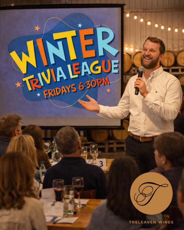 Trivia night at Treleaven Wines.