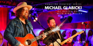 Michael Glabicki on stage with Dirk Miller