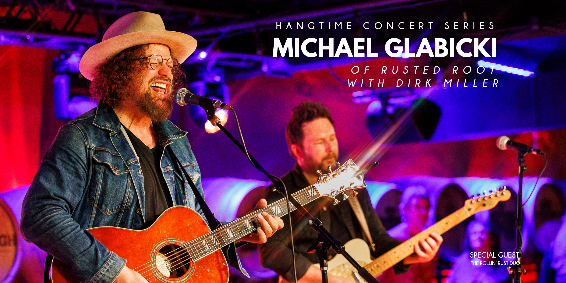 Michel Glabicki of Rusted Root with Dirk Miller Live at Treleaven