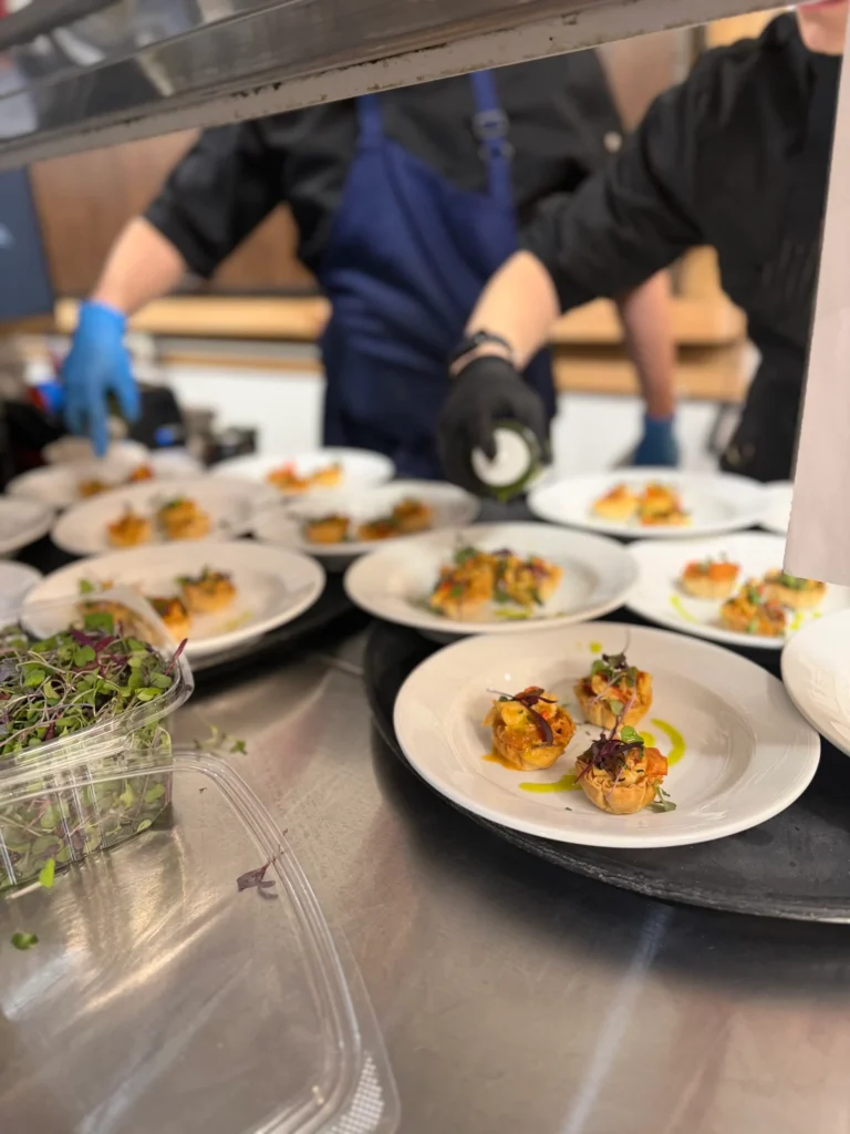 Private event food prep